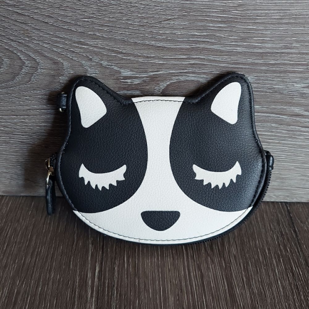 Betsey Johnson Cat Change Purse Wallet